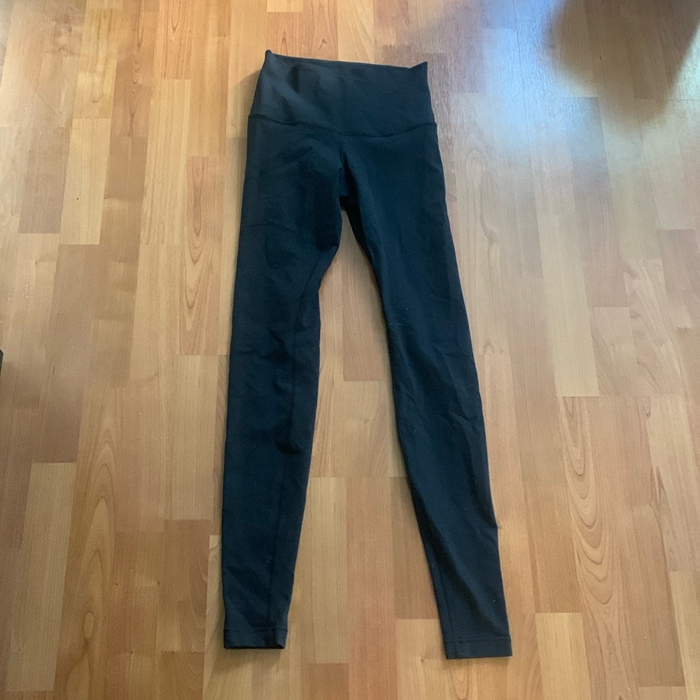 Lululemon High Rise Black Leggings, XS/4